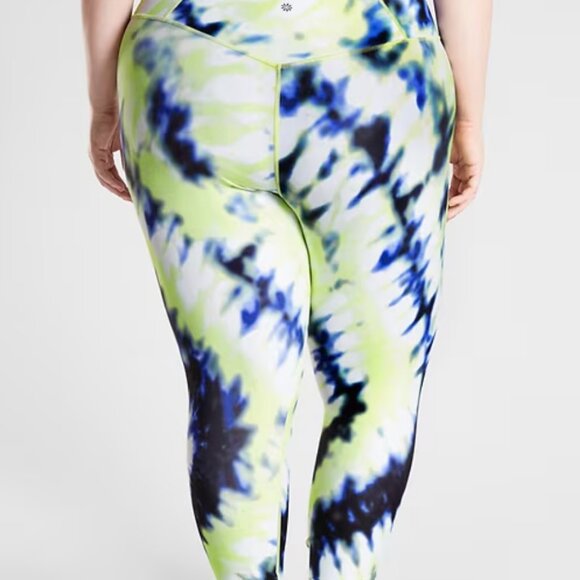 Athleta Elation Tie Dye 7/8 Tight | Athletic Leggings | Size 1X - Picture 1 of 5